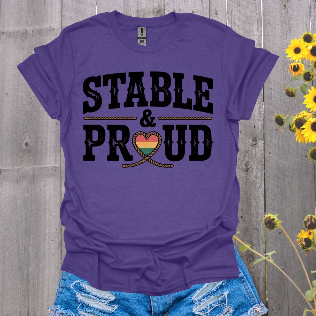 Stable & Proud Horse T-Shirt
