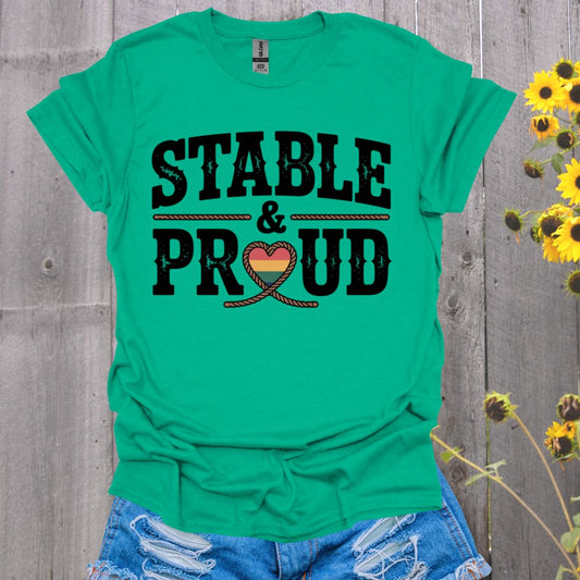 Stable & Proud Horse T-Shirt