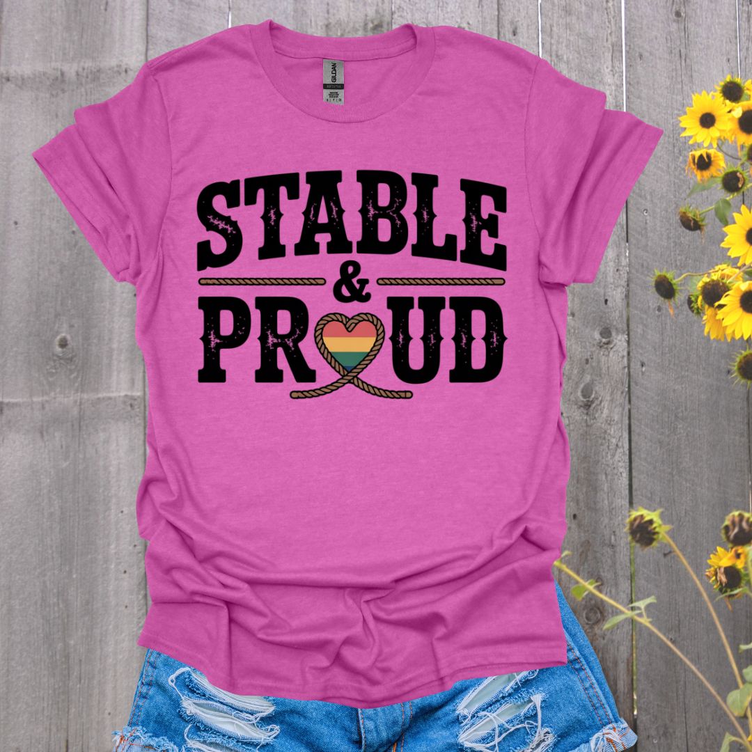 Stable & Proud Horse T-Shirt