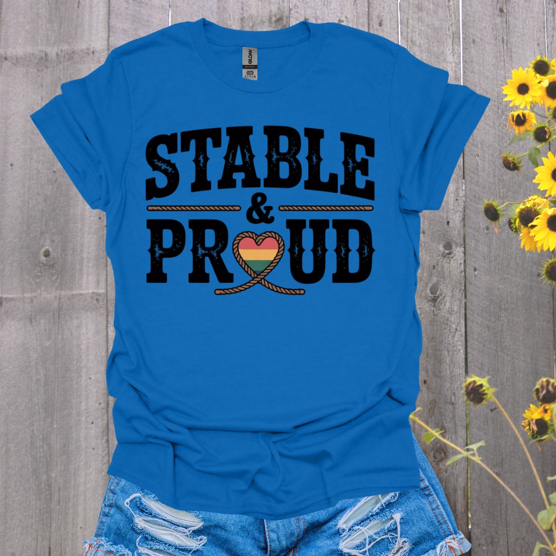 Stable & Proud Horse T-Shirt