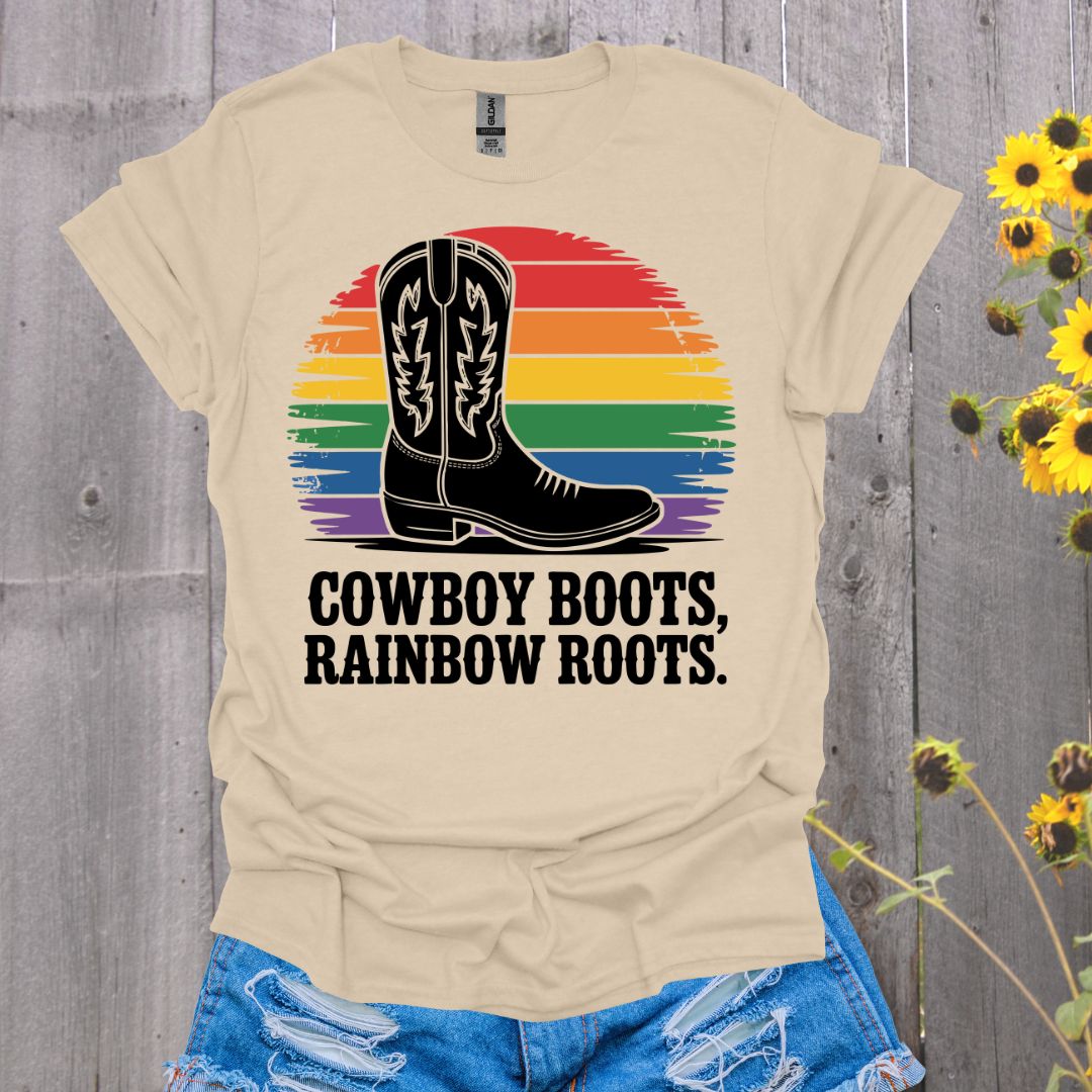 Rainbow Boots Horse T-Shirt