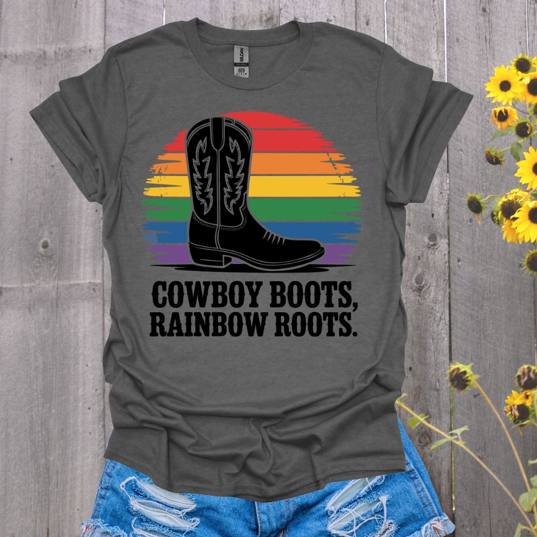 Rainbow Boots Horse T-Shirt