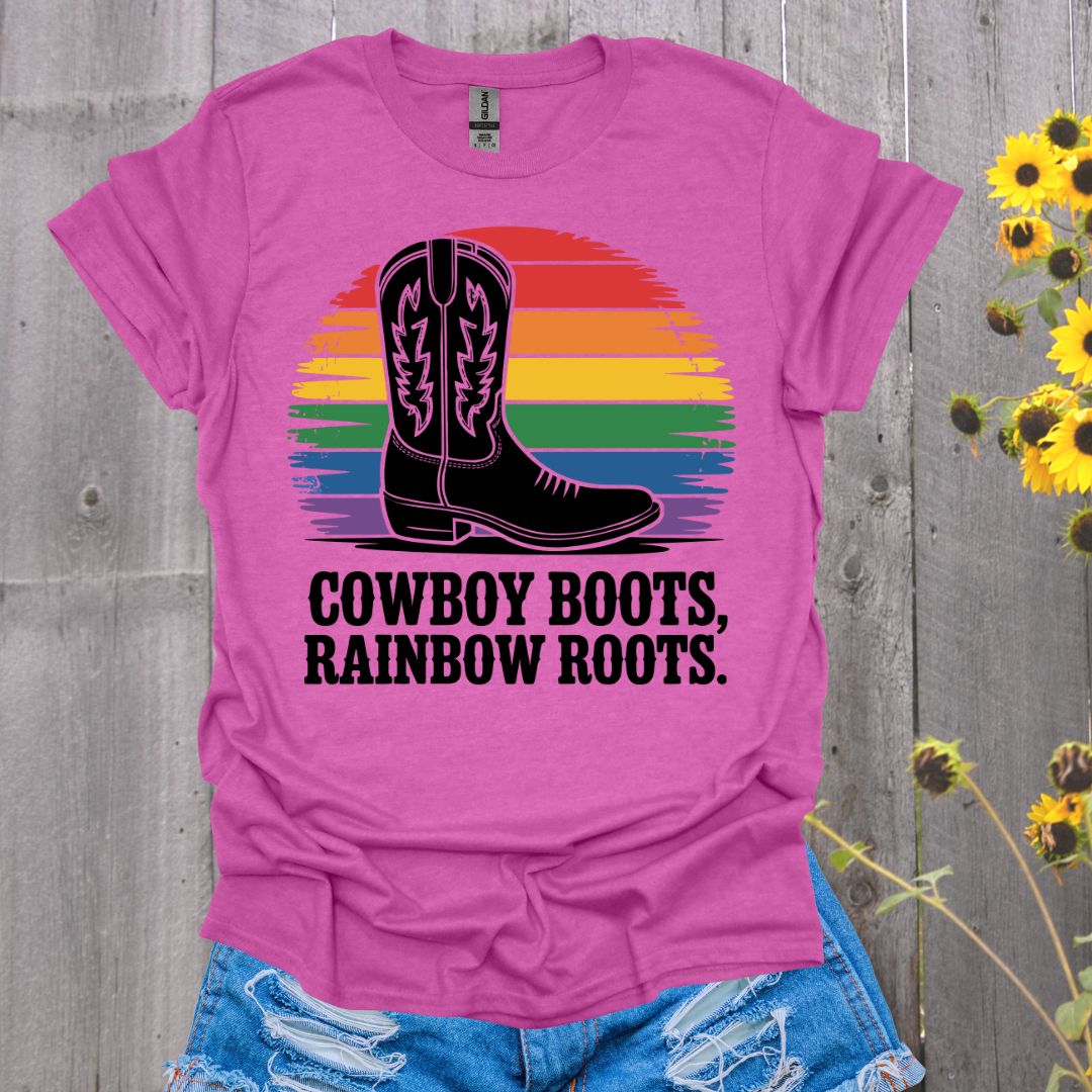 Rainbow Boots Horse T-Shirt