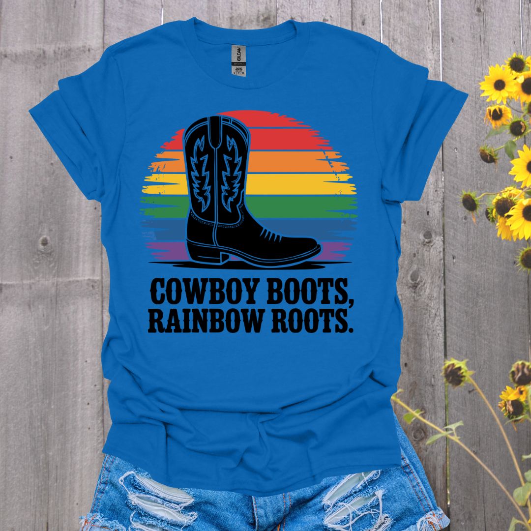 Rainbow Boots Horse T-Shirt