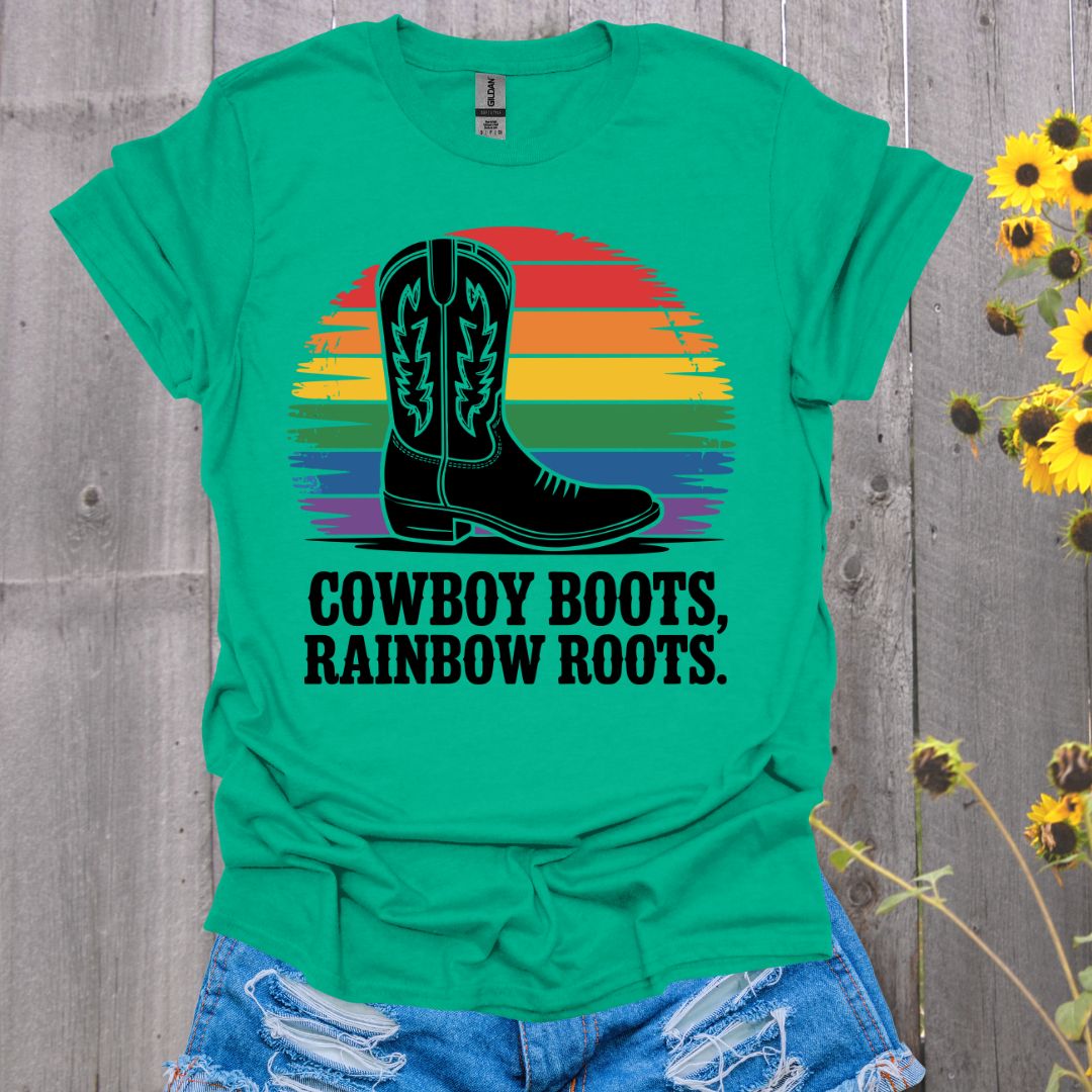 Rainbow Boots Horse T-Shirt