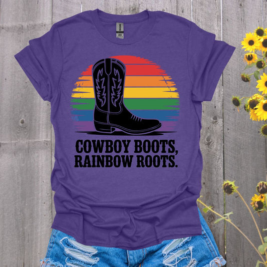 Rainbow Boots Horse T-Shirt