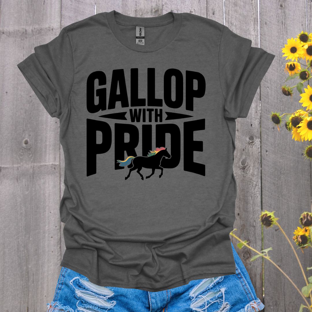 Gallop With Pride Horse T-Shirt