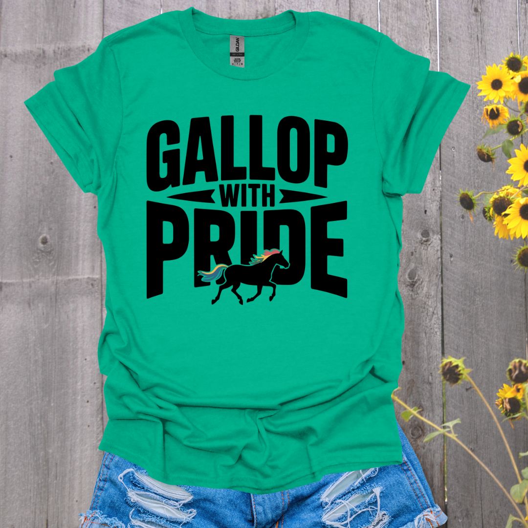 Gallop With Pride Horse T-Shirt