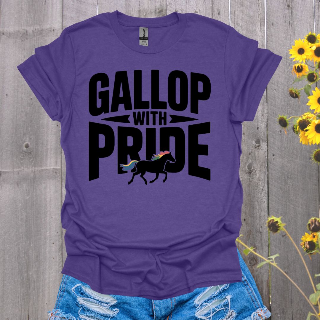 Gallop With Pride Horse T-Shirt