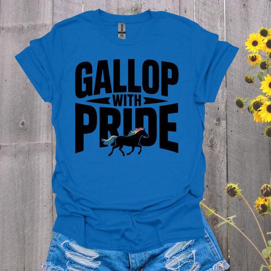 Gallop With Pride Horse T-Shirt