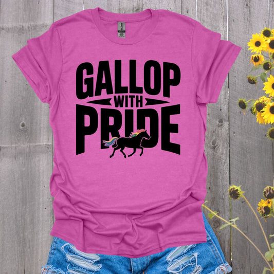 Gallop With Pride Horse T-Shirt