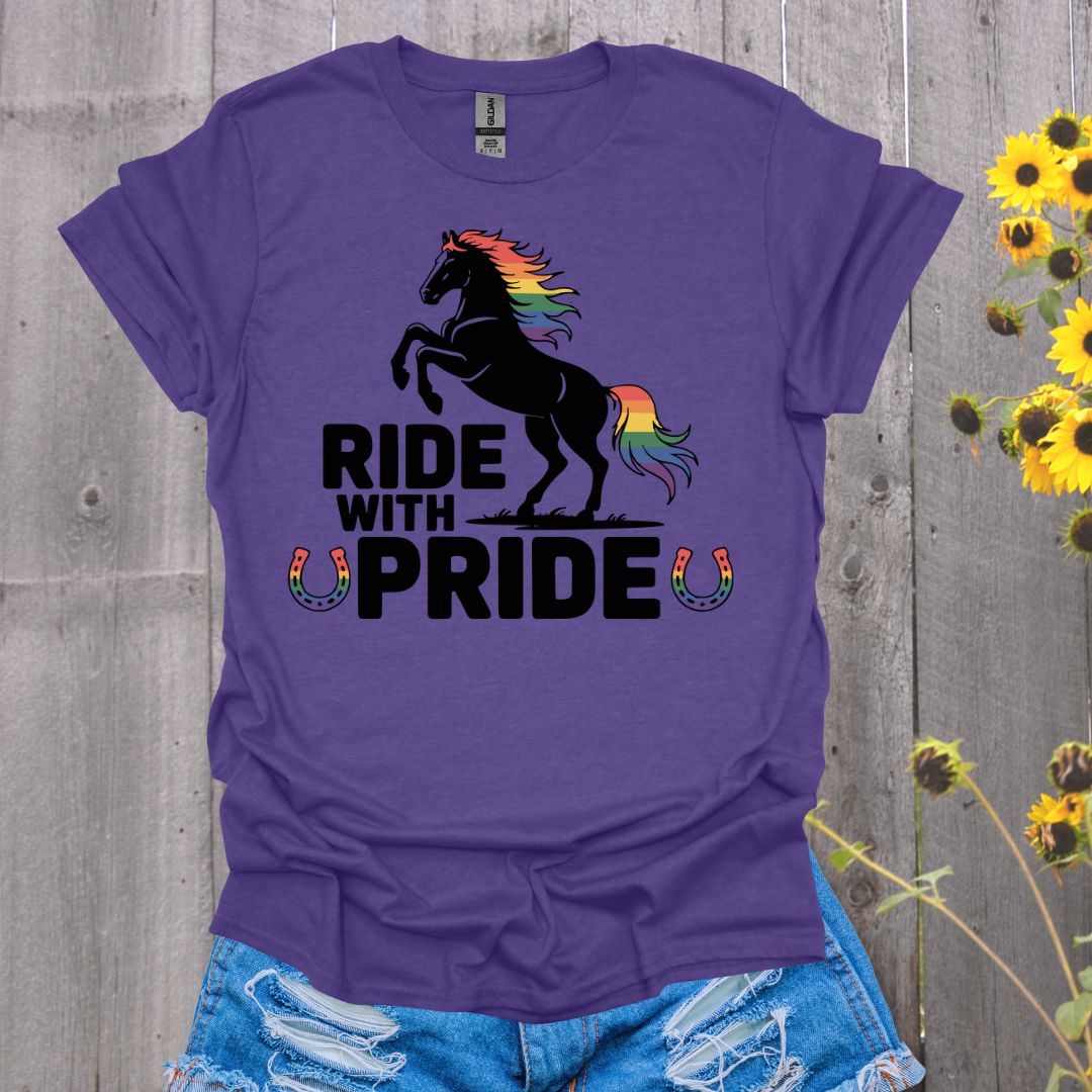 Rainbow Pride Horse T-Shirt
