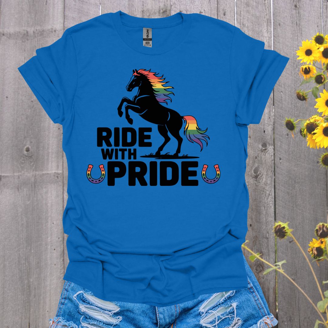 Rainbow Pride Horse T-Shirt
