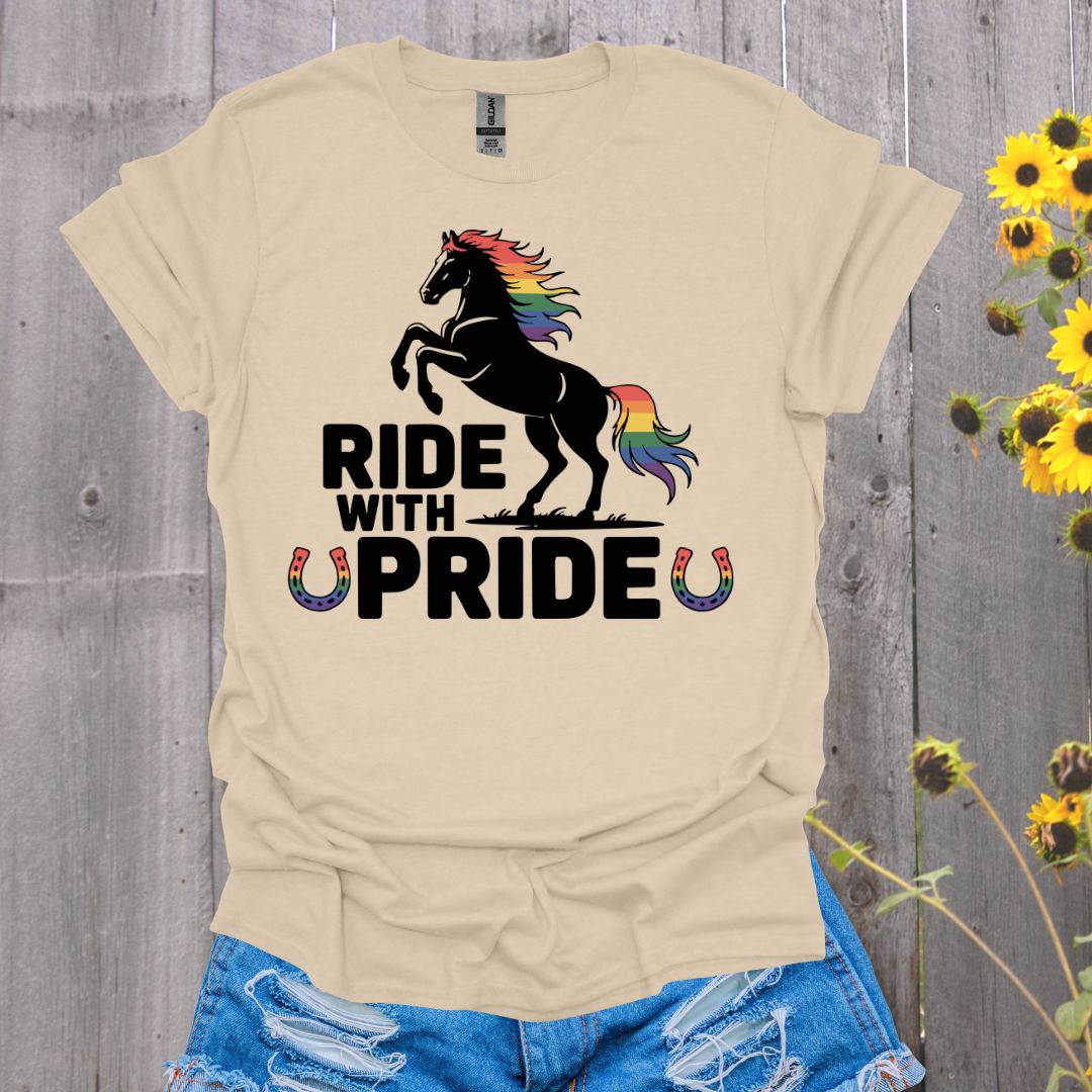 Rainbow Pride Horse T-Shirt