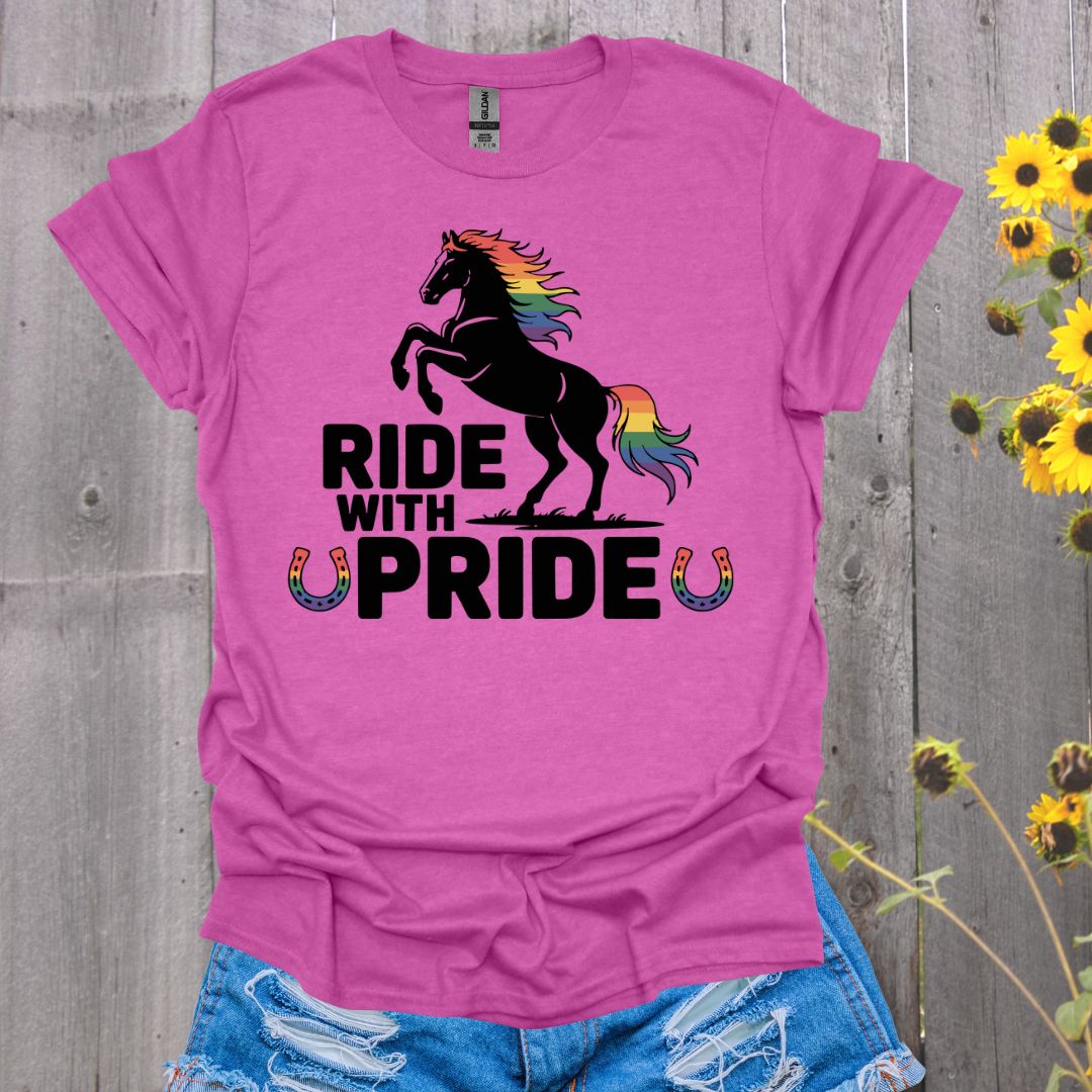 Rainbow Pride Horse T-Shirt