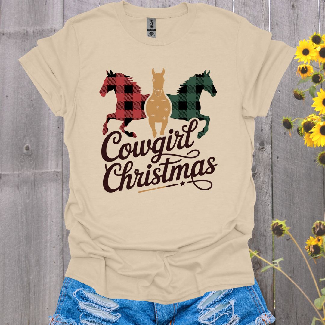 Cowgirl Christmas II Horse T-Shirt