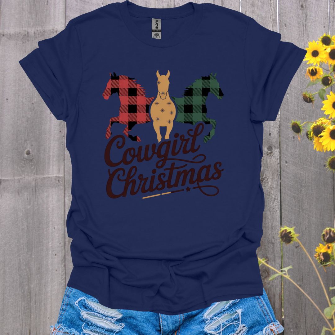 Cowgirl Christmas II Horse T-Shirt
