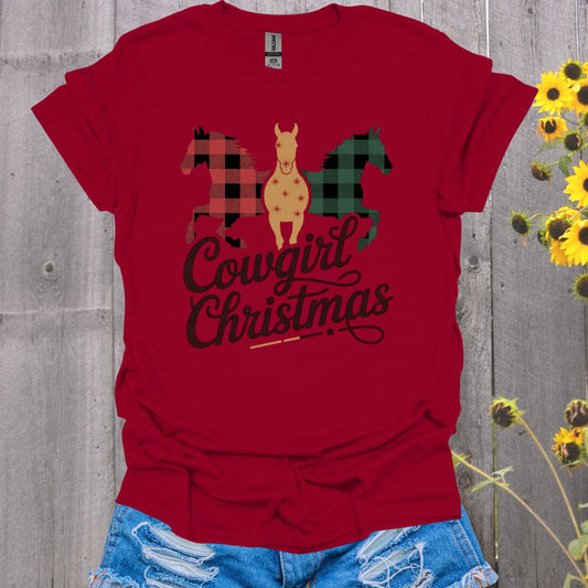 Cowgirl Christmas II Horse T-Shirt