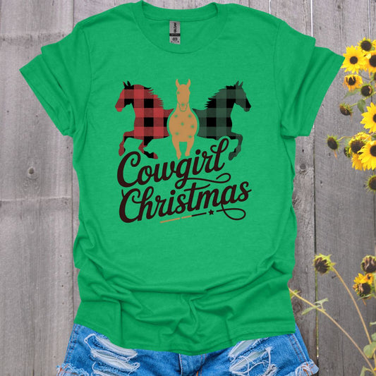 Cowgirl Christmas II Horse T-Shirt