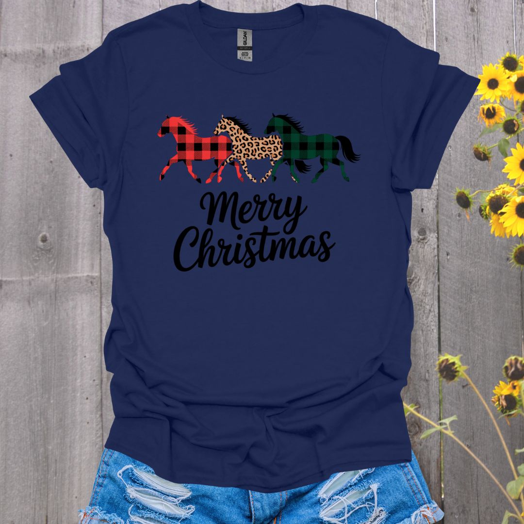 Merry Christmas Horse T-Shirt
