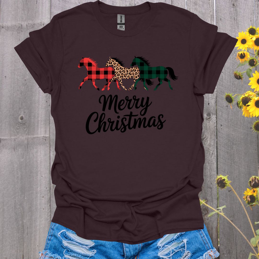 Merry Christmas Horse T-Shirt