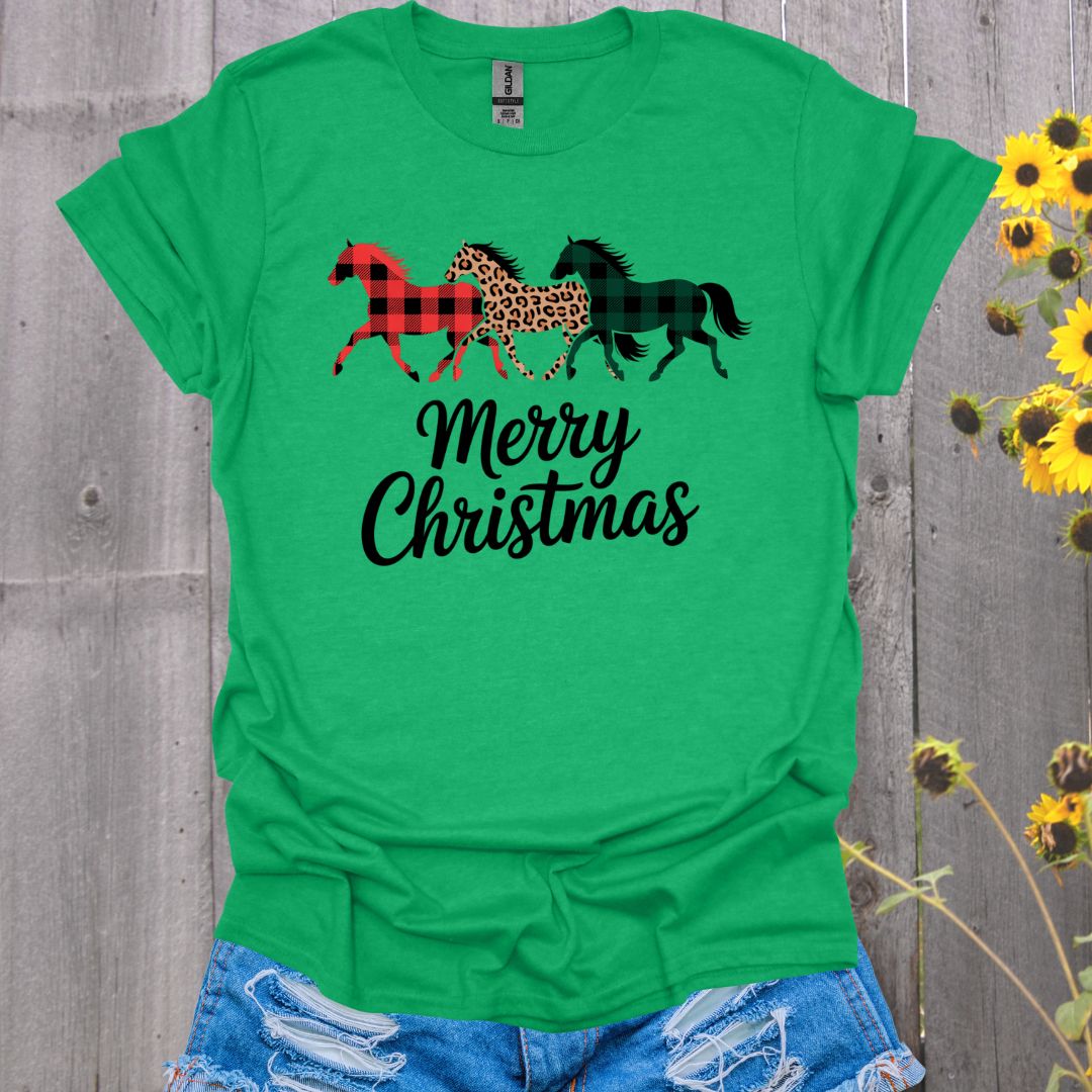 Merry Christmas Horse T-Shirt