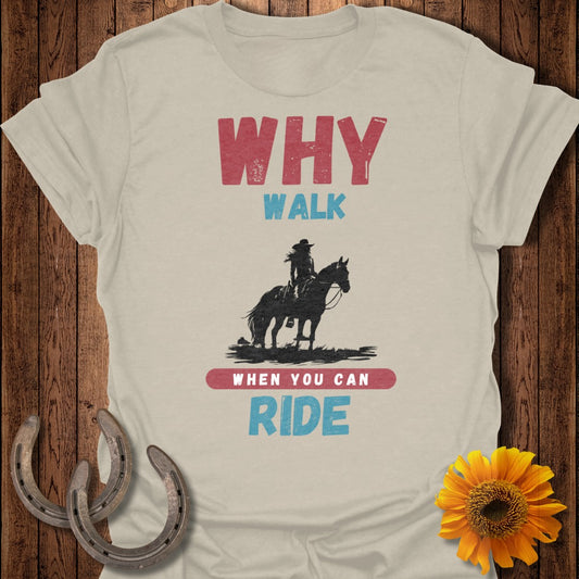 Why Walk Horse Softstyle T-Shirt