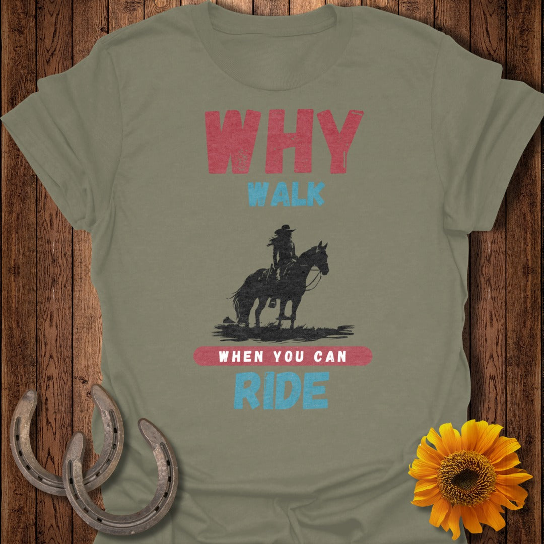 Why Walk Horse Softstyle T-Shirt