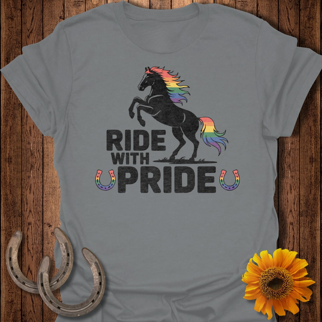 Rainbow Pride Horse T-Shirt