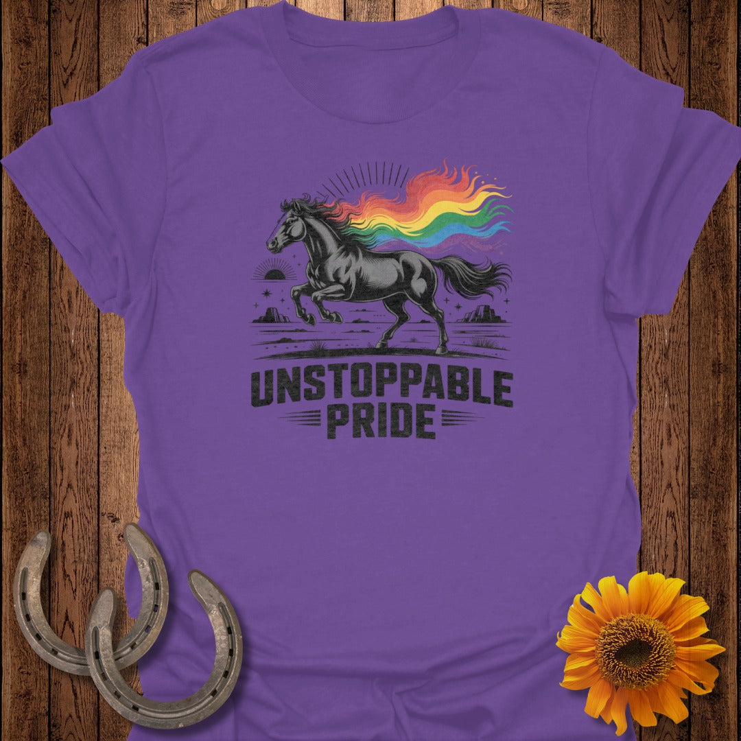 Unstoppable Pride Horse T-Shirt