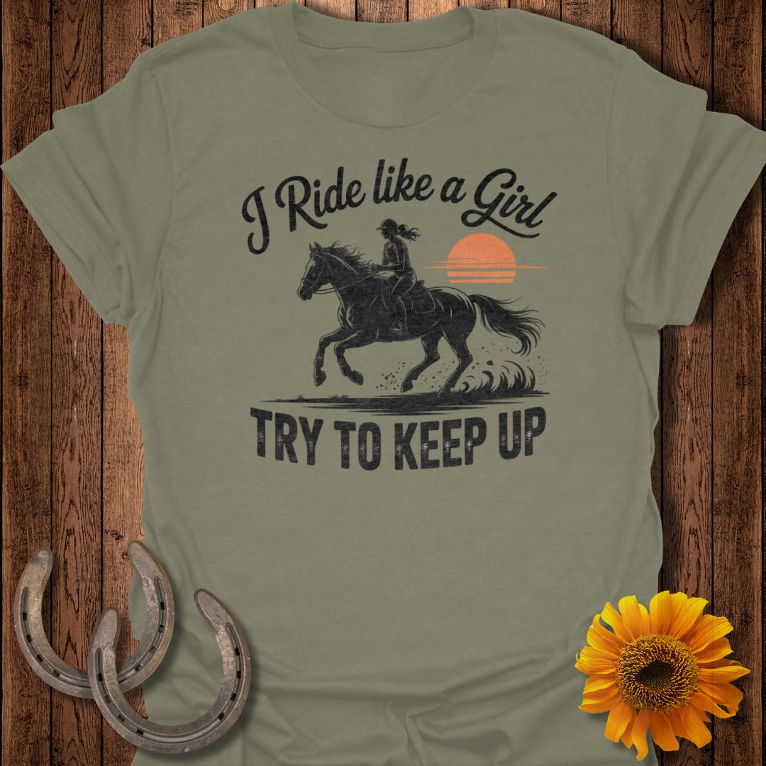 Ride Like a Girl Horse T-Shirt