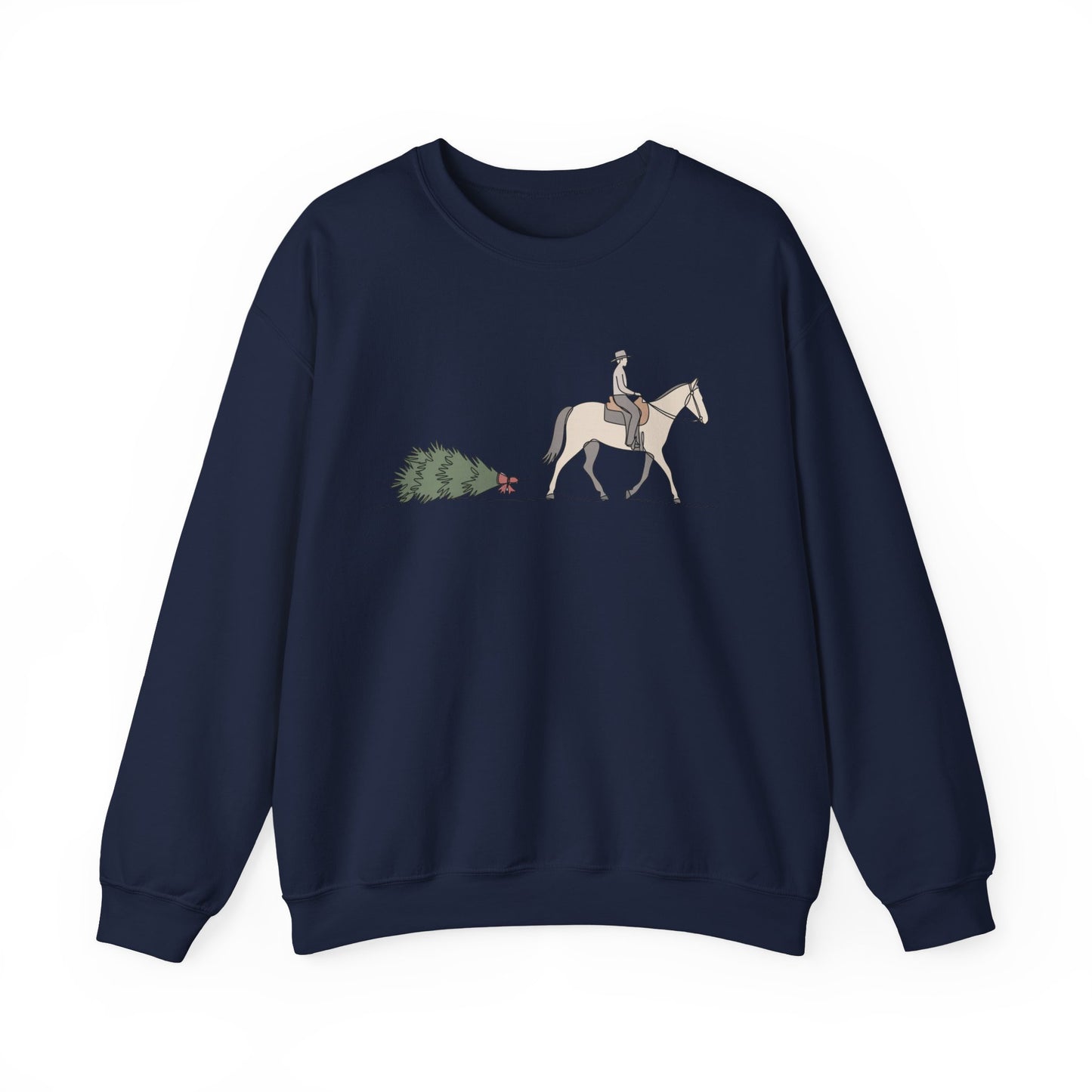 Horse and Tree Crewneck Sweatshirt
