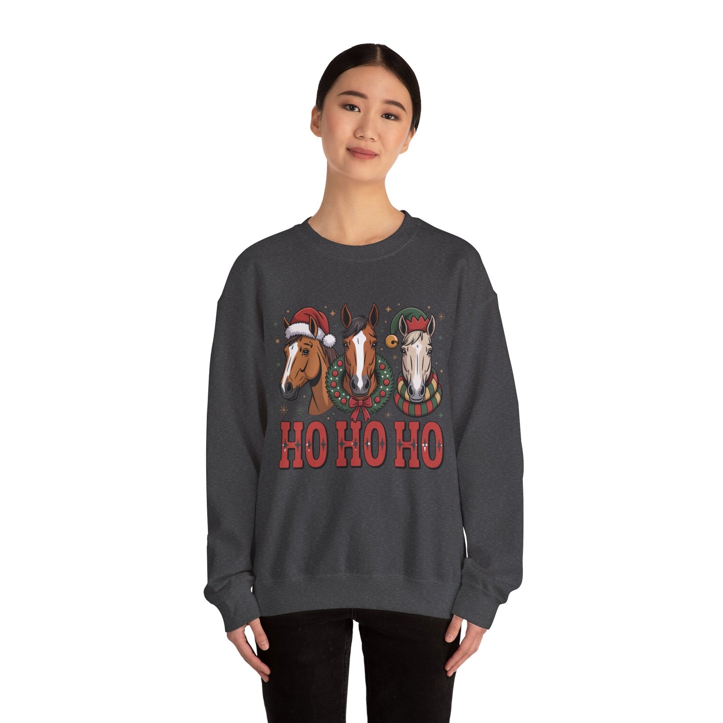 Ho Ho Ho Horse Crewneck Sweatshirt