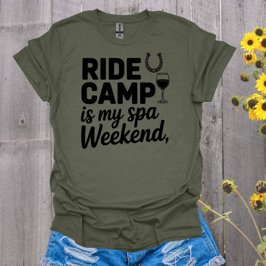 Ride Camp Spa Horse T-Shirt