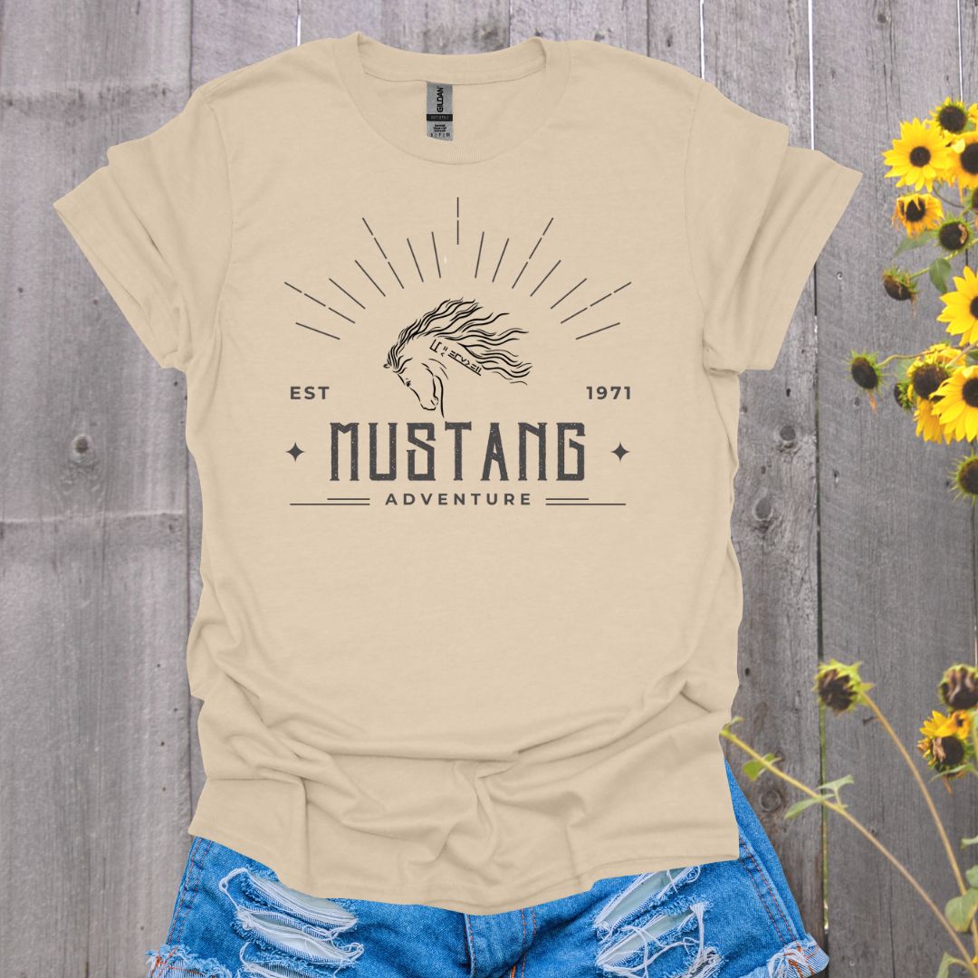 Mustang Adventure Horse T-shirt