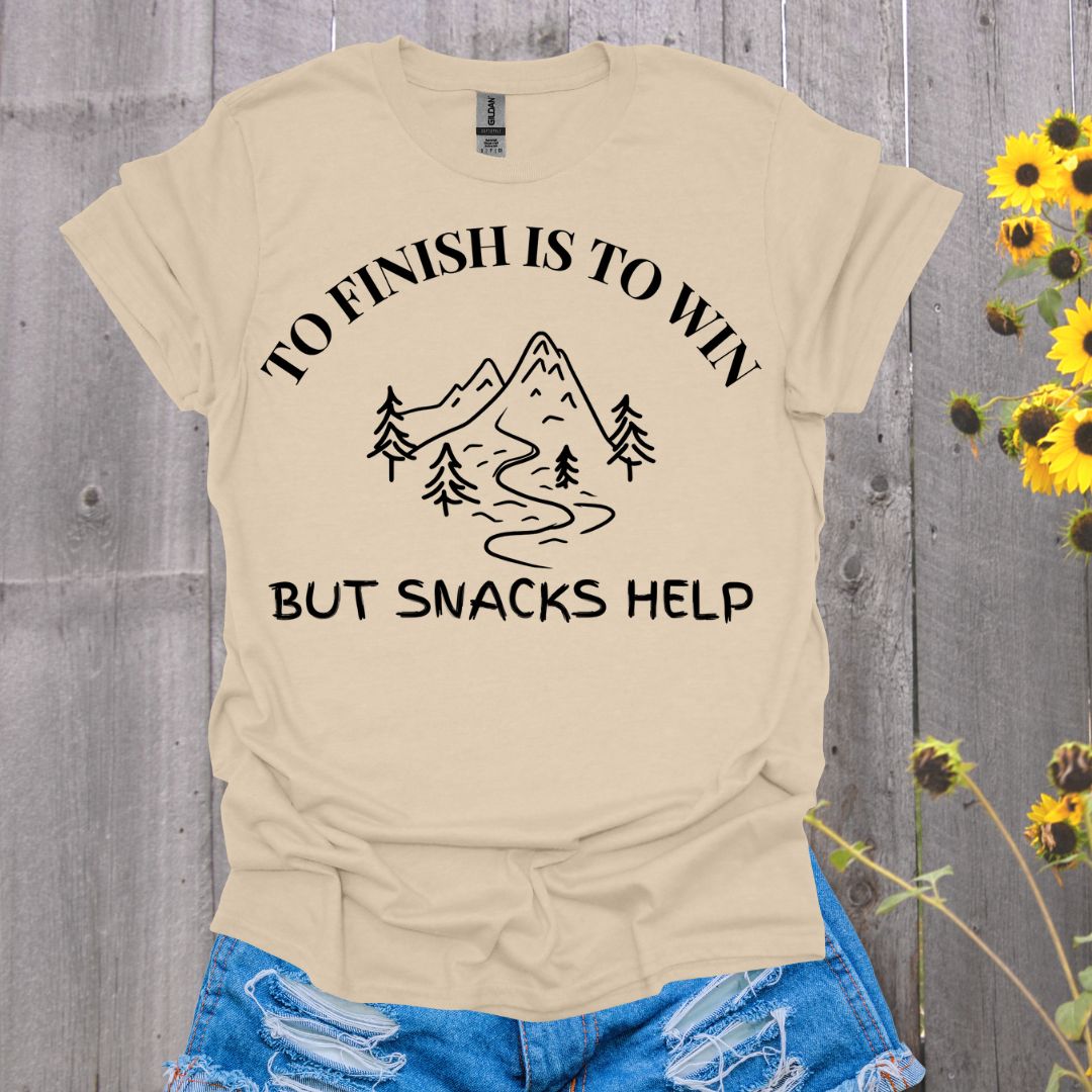 Snacks Help Endurance Rider Softstyle T-Shirt