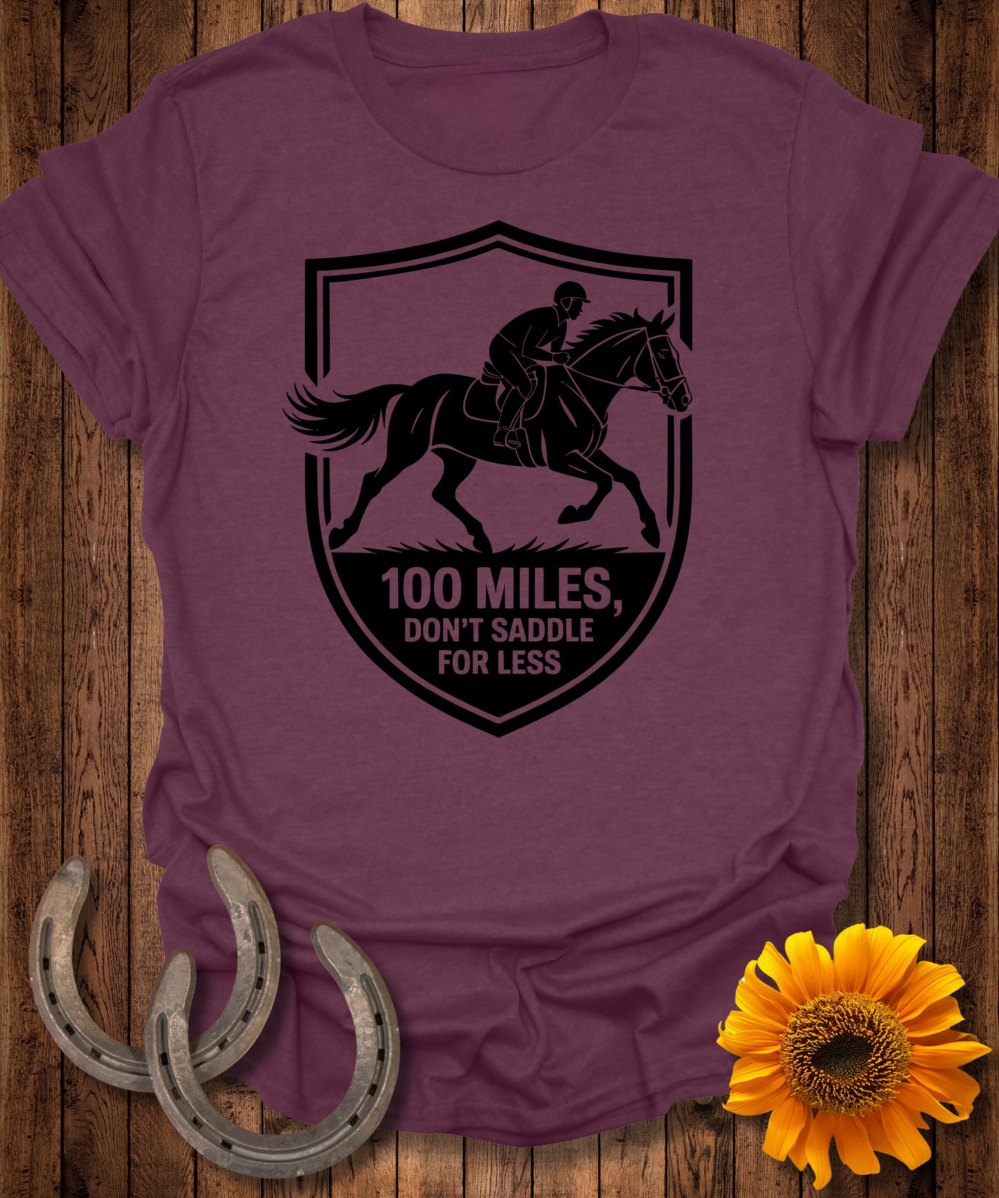 100 Miles Horse T-Shirt