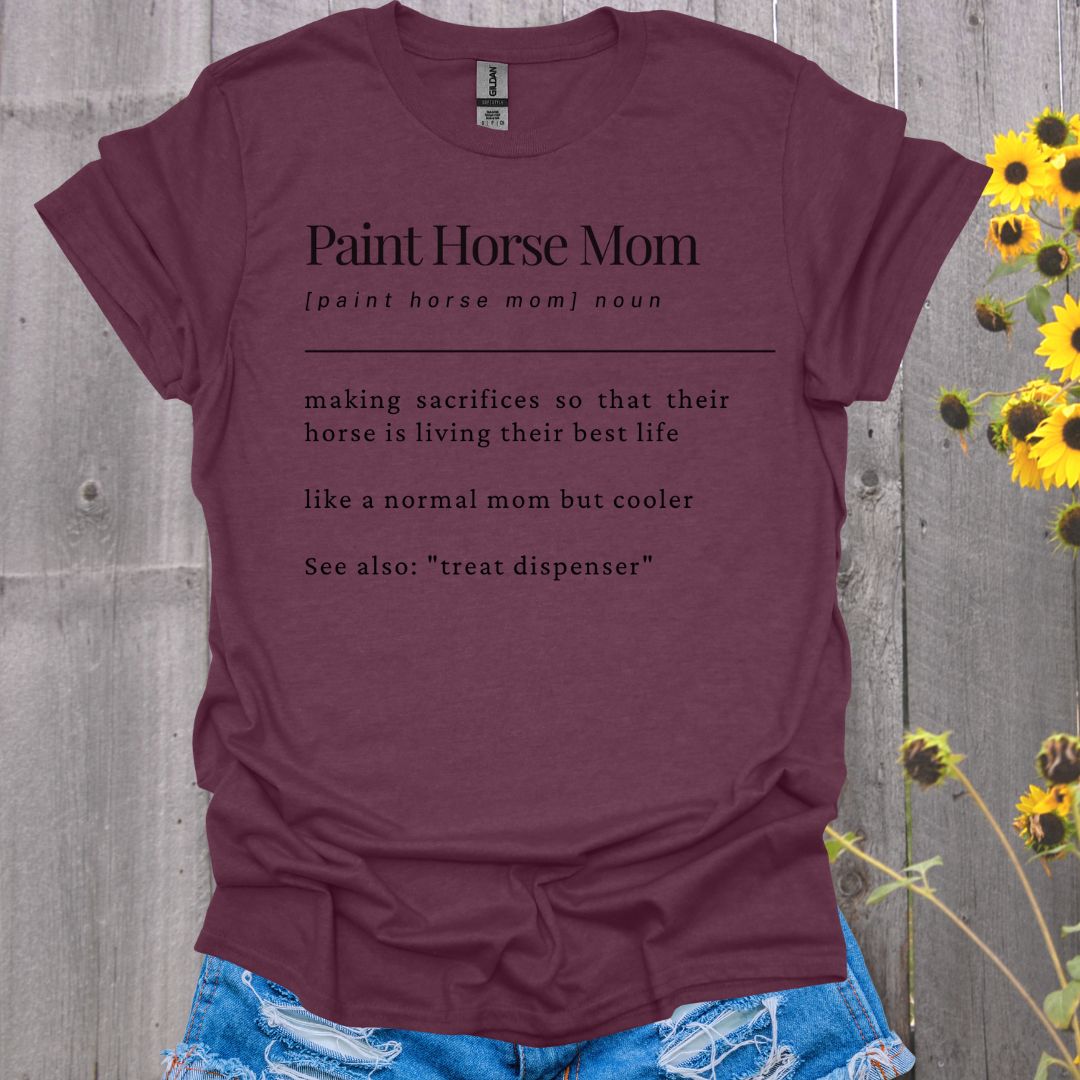 Paint Horse Mom Softstyle T-Shirt