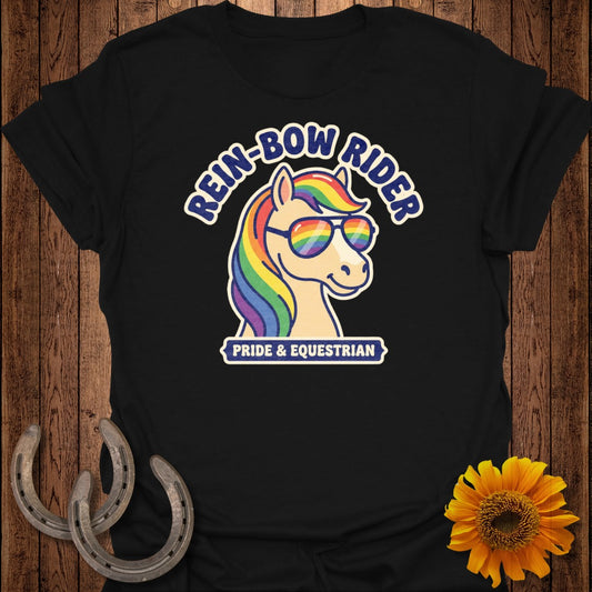 Rein-Bow Rider Pride & Equestrian Graphic Tee