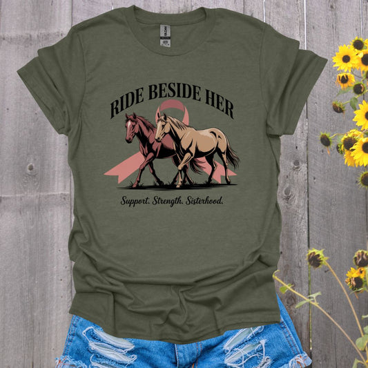 Ride Beside Her Horse T-Shirt