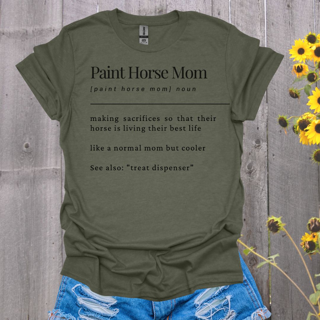 Paint Horse Mom Softstyle T-Shirt