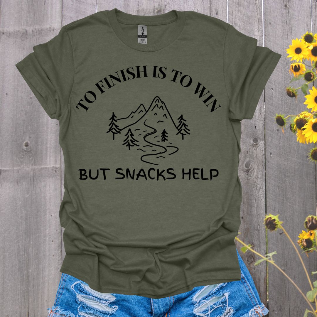 Snacks Help Endurance Rider Softstyle T-Shirt