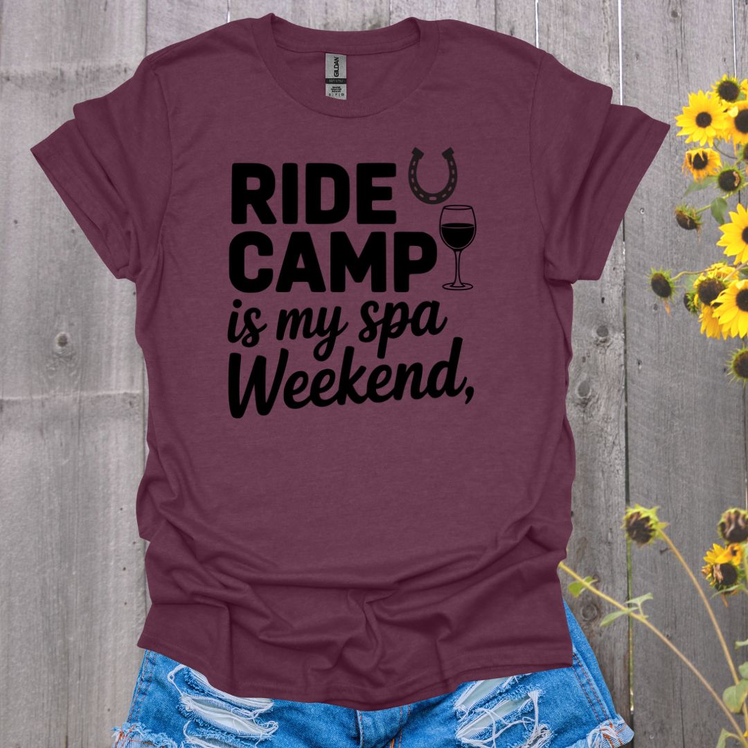 Ride Camp Spa Horse T-Shirt