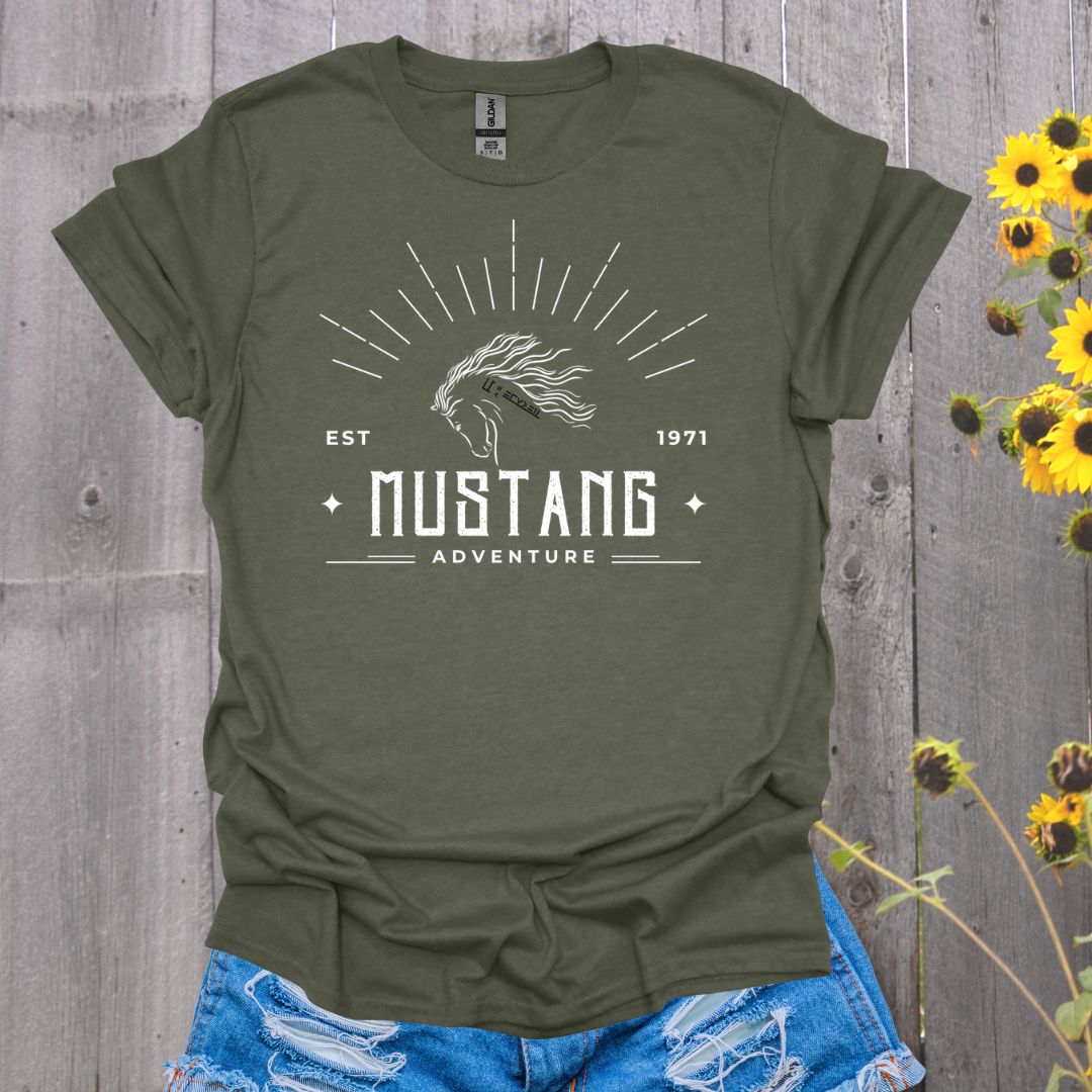 Mustang Adventure Horse T-shirt