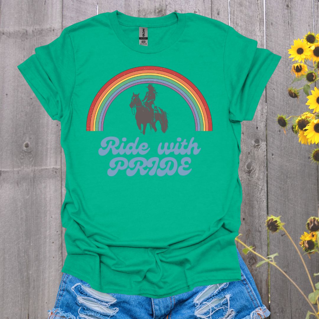 Ride With Pride Horse T-Shirt