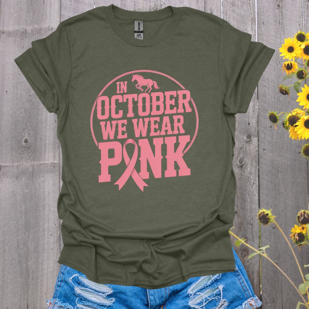 We Wear Pink Horse T-Shirt