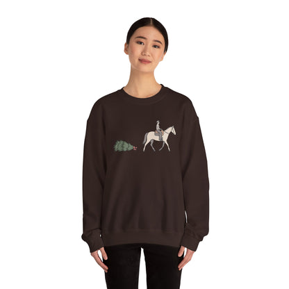Horse and Tree Crewneck Sweatshirt