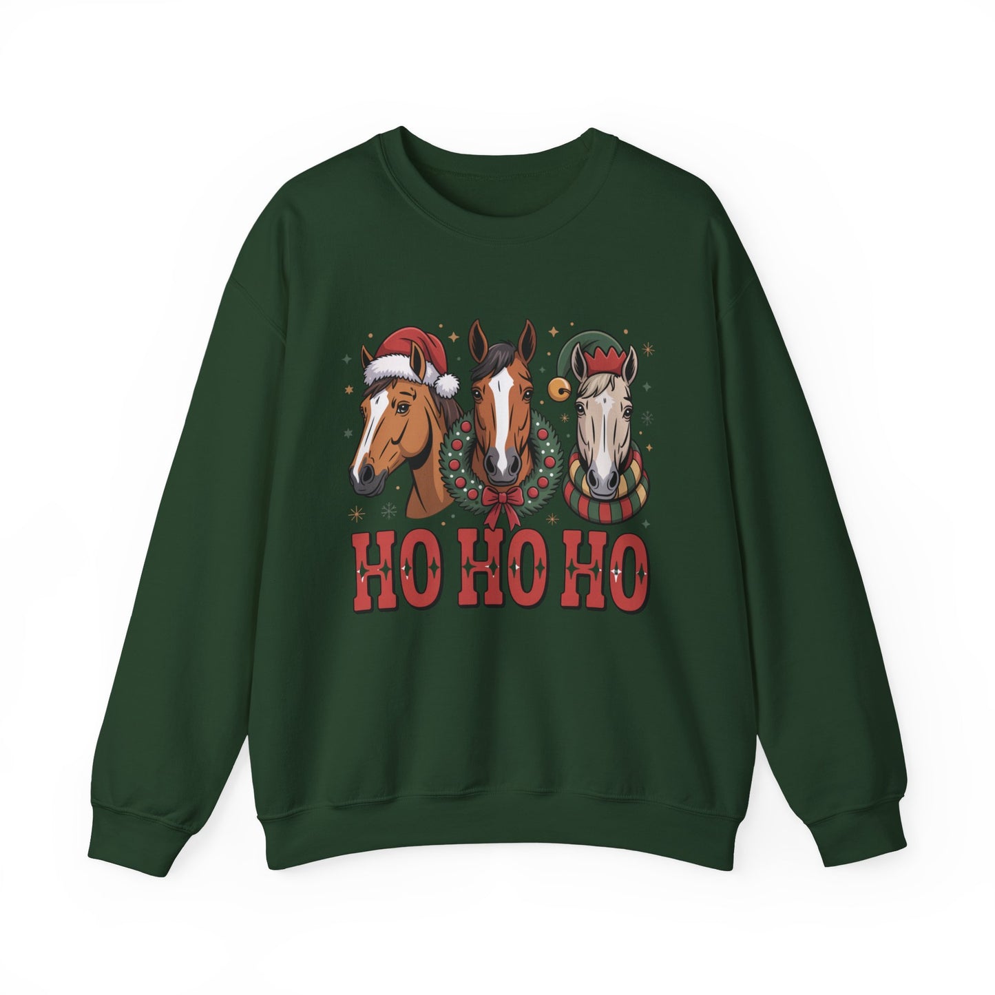 Ho Ho Ho Horse Crewneck Sweatshirt