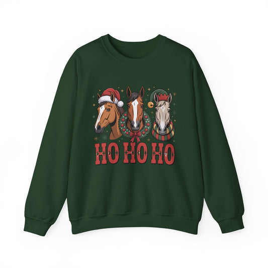 Ho Ho Ho Horse Crewneck Sweatshirt