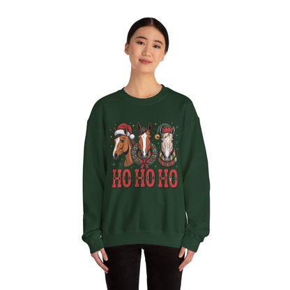 Ho Ho Ho Horse Crewneck Sweatshirt